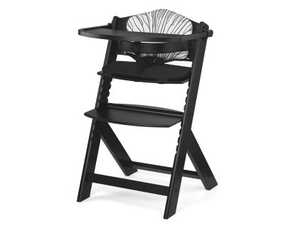 KINDERKRAFT Stolička jedálenská Enock Black