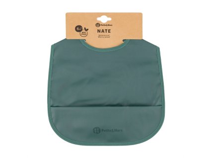PETITE&MARS Podbradník PU Nate Misty Green 6m+