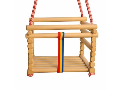 Detská hojdačka buková Baby Mix prírodná - 58348