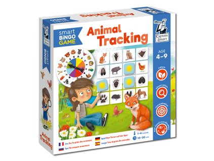 Captain Smart - Inteligentné bingo - po stopách zvierat