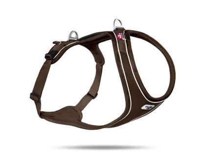 CURLI Postroj pre psov Belka Comfort Brown XL, 30-45 kg