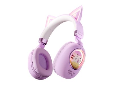 Bezdrôtové detské slúchadlá Delulu Lavender