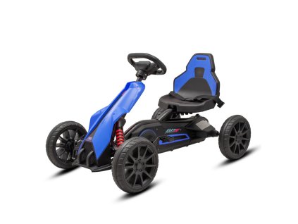 Detská šliapacia motokára Go-kart Baby Mix Speedster modrá - 57542