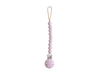 Hera Silicone Pacifier Clip Soft Lilac p
