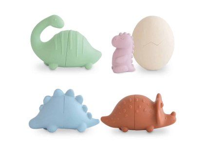 Dino Mold Free Bath Play Set 4 Pack p