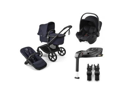 Bugaboo výhodný set Fox 5 RENEW Complete, Black/Deep Indigo - 1