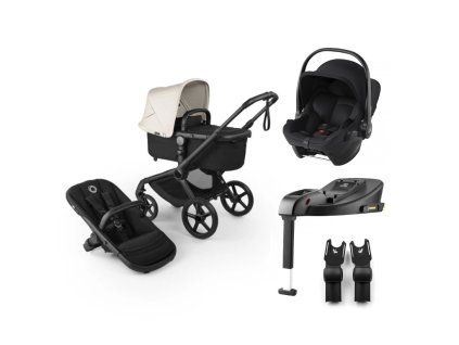 Bugaboo výhodný set Fox 5 RENEW Complete, Black/Herigate Black-Misty White - 1