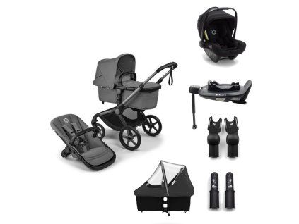 Bugaboo výhodný set 6v1 Fox 5 RENEW Complete, Graphite/Moon Grey - 1