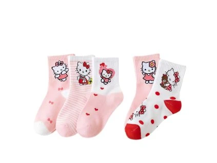 POSN2126A detske ponozky hello kitty 2 5 let 5ks