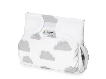 T-TOMI Ortopedické abdukčné nohavičky - suchý zips Grey clouds (do 3kg)
