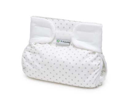 T-TOMI Ortopedické abdukčné nohavičky - suchý zips Grey dots (do 3kg)