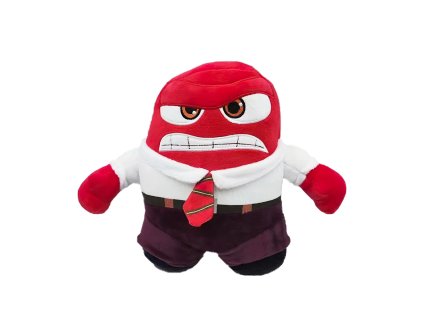 Plyšová hračka V hlave Inside out Zlosť 23cm