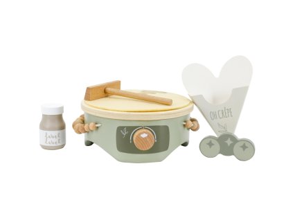 label label sada na palacinky olive green