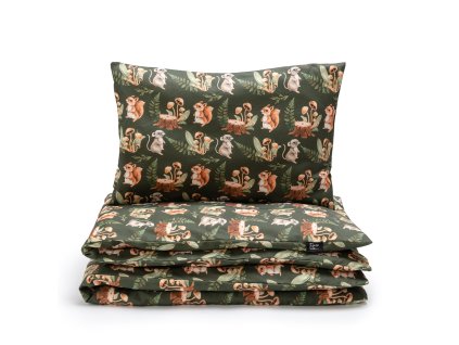 T-TOMI Obliečky do postieľky Forest kingdom