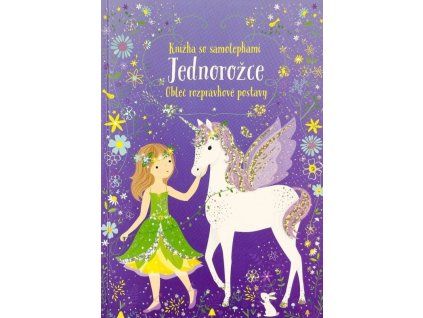 7847 jednorozce knizka so samolepkami