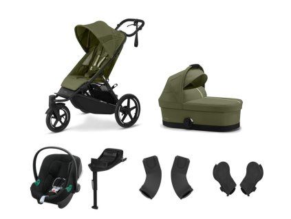 Cybex výhodný set Avi Spin, moss green