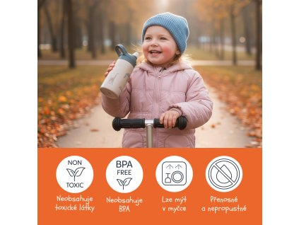 Termoska na pitie Sport 400 ml, Mountains