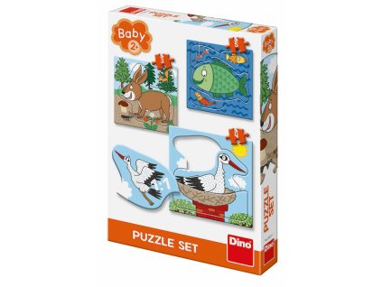 Zvieratká: Kde žijú 3-5 baby puzzle