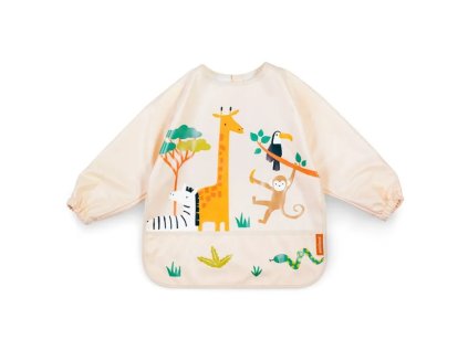 Miniland Podbradník s dlhým rukávom - Džungľa