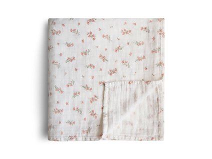 Pink Flowers Swaddle p