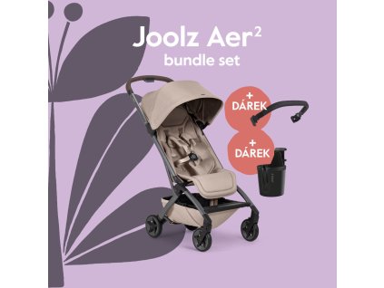 Joolz AER2 kočík BUNDLE SET | Sandy taupe
