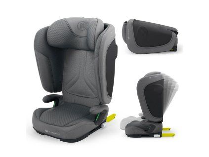 KINDERKRAFT Autosedačka skladacia Unity 2 I-Size Grey