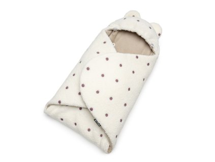 T-TOMI Wrapper TEDDY Cream flowers