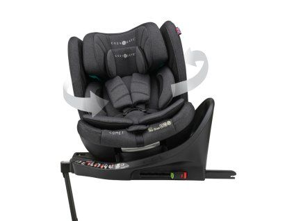 cozy n safe comet i size 360 autosedacka 40 150 graphite 2025