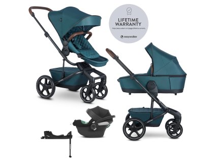 EASYWALKER SET Kočík 4v1 Harvey⁵ Premium 2v1 Jade Green LITE RWS + CYBEX Aton B2 i-Size + základňa