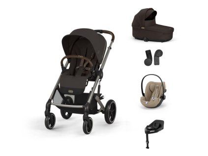 Cybex Balios S LUX, bundle set M 2025, chocolate brown/beige