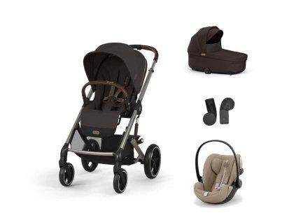 Cybex Balios S LUX, bundle set S 2025, chocolate brown/beige