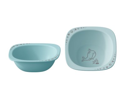 NIP NATURE line miska, 4m+, 2ks, blue