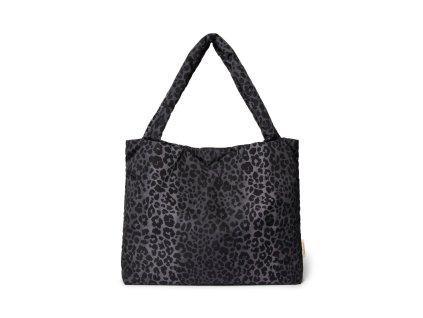 STUDIO NOOS - Puffy MOM BAG | Black Leopard