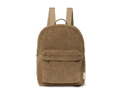 STUDIO NOOS - Teddy Midi BACKPACK - batôžtek s predným vreckom | Brown