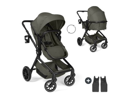 Hauck Kombinovaný kočík 2v1 Convert N Care Olive