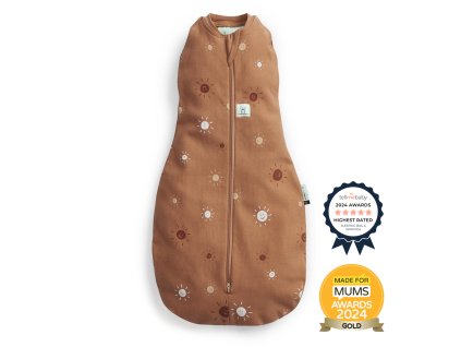 ERGOPOUCH Zavinovačka a vak na spanie 2v1 Cocoon Sunny 6-12 m, 8-10 kg, 0,2 tog