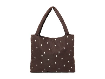 STUDIO NOOS - Puffy MOM BAG | Brown Hearts