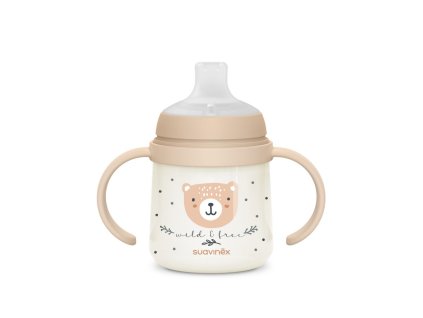 SUAVINEX | Prvá fľaša WILD & FREE 150 ml - hnedá