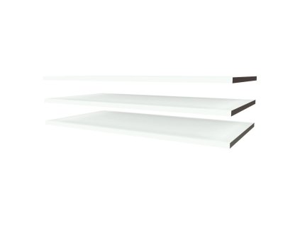 Faktum Poličky 3 ks k trojdielnej, dvojdielnej skrini Sienna White