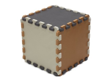 Rialto Baby Penová puzzle kocka - beige, grey, brown