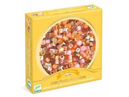 Korálky Písmená Zlaté