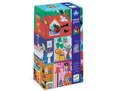 Puzzle Dom malých kamarátov 36 ks