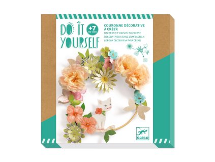 DIY Vyrob si sám Kvetinový veniec Dalia