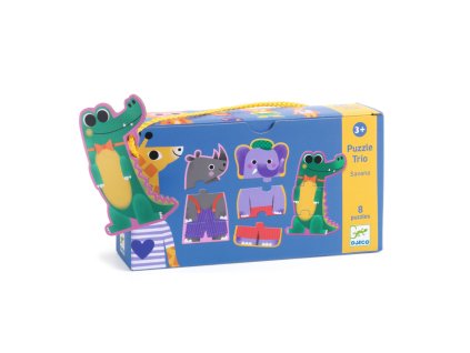 Puzzle Trio Savana 8 ks