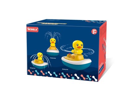 Plávajúca loďka s kačičkami