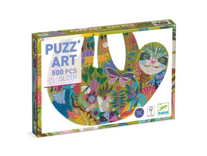 Umelecké puzzle Leňochod 500 ks