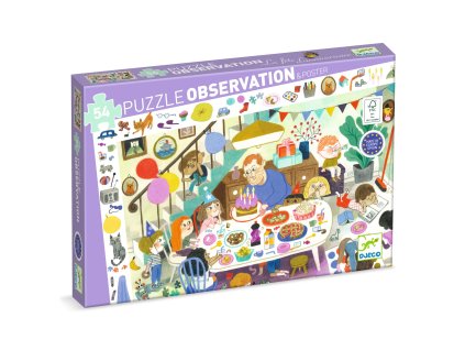 Objavovacie puzzle Narodeninová oslava 54 ks