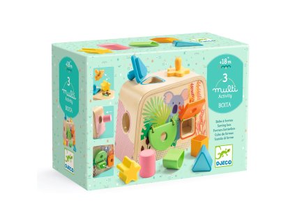 Multi Boita: drevená motorická hračka pre deti od 18 mesiacov