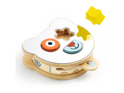 3-dielna drevená vkladačka BabyBoomi