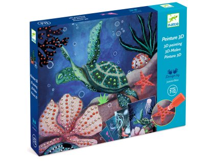 Pod morskou hladinou: 3D maľovanie